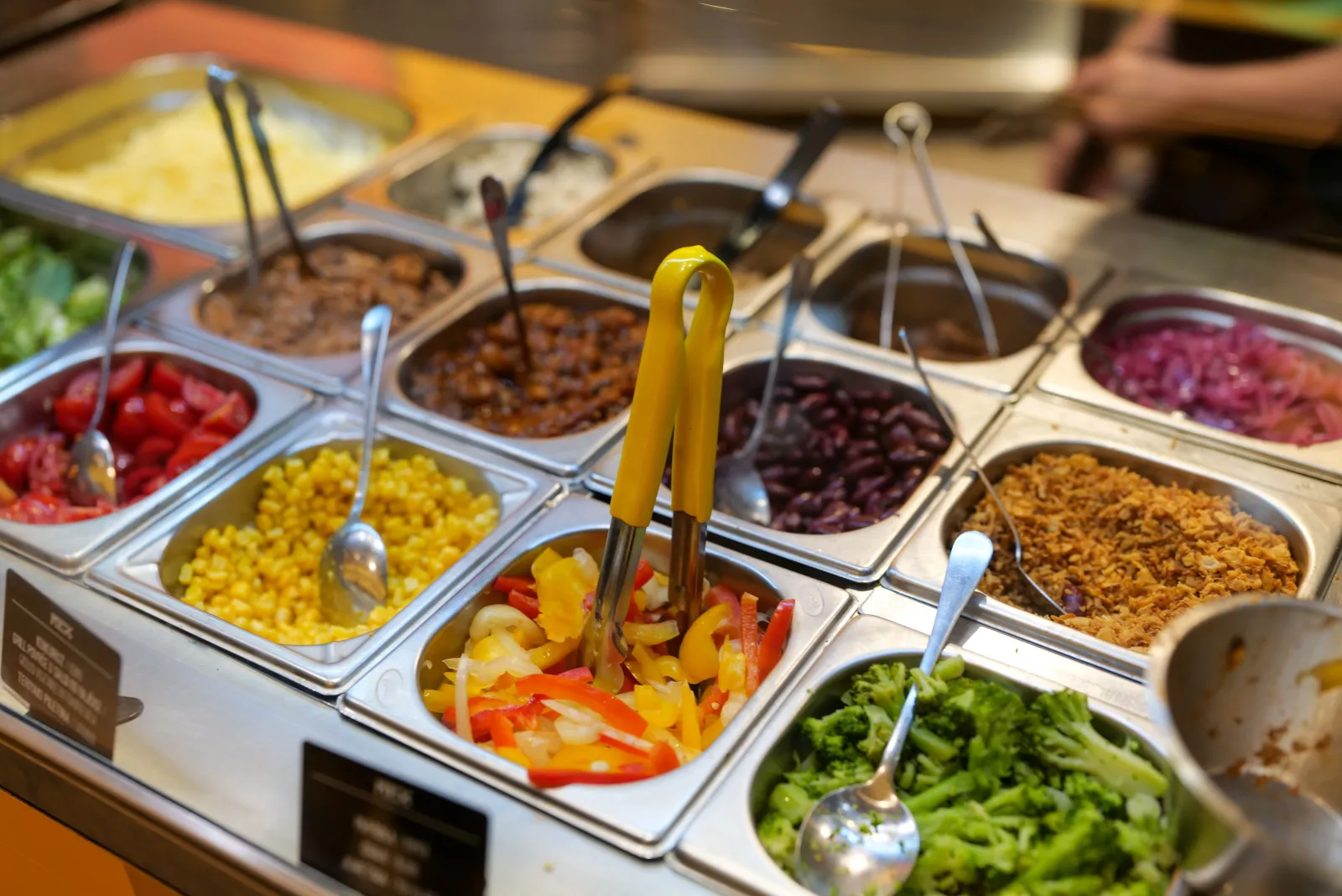 A fresh, colorful buffet line of vegetables and whole foods, the kind of menu that supports steady energy